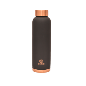 Benxo Copper Water Bottle, Black
